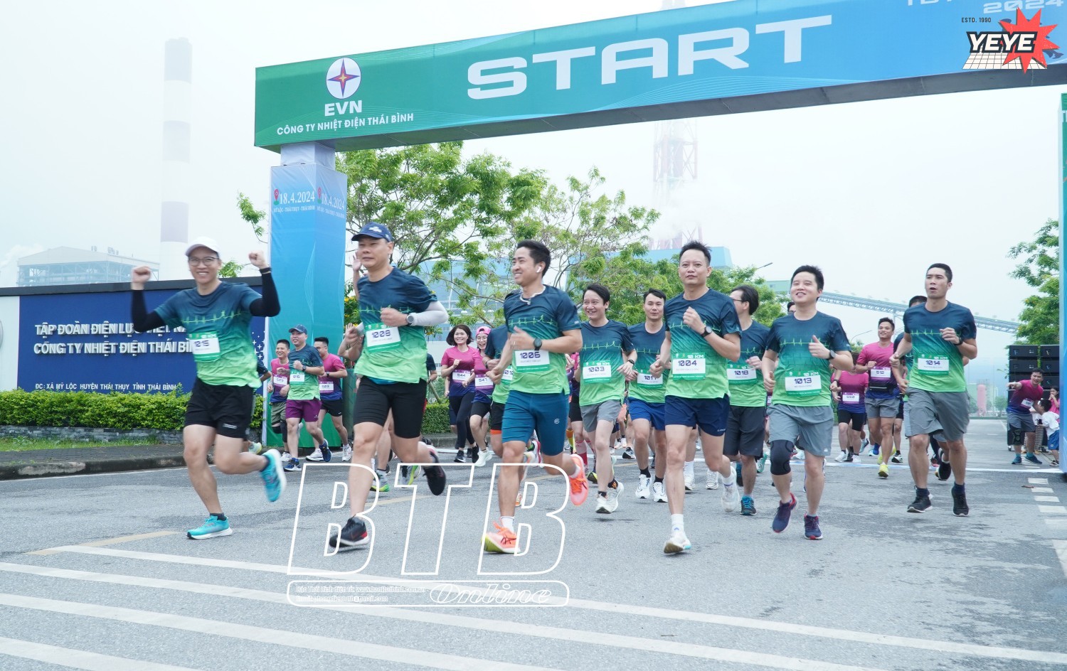 Công ty nhiệt điện tổ chức giải chạy Marathon Thái Bình 2024 (2)