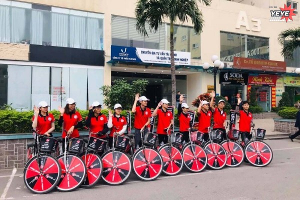 Hình thức tổ chức chạy road show Tuyên Quang xe đạp có rẻ hơn