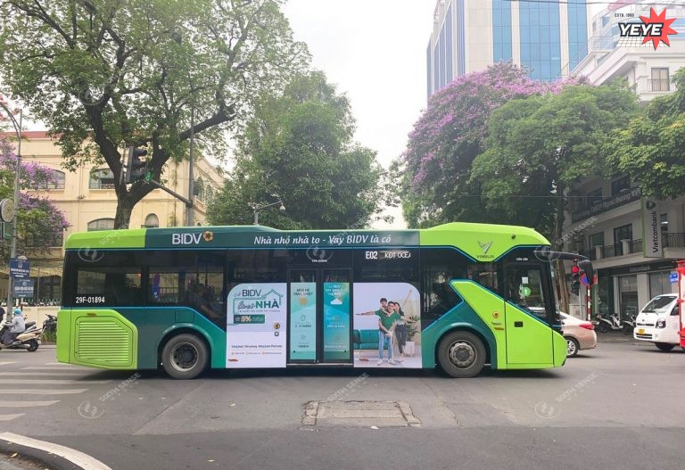 Quảng cáo tổ chức chạy road show Thái Bình xe bus điện Vinbus (1)