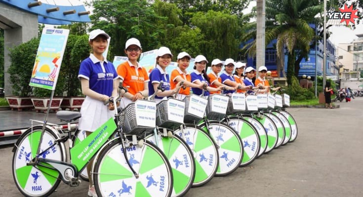 Tổ chức chạy road show Đồng Xoài Bình Phước xe đạp thành công (1)